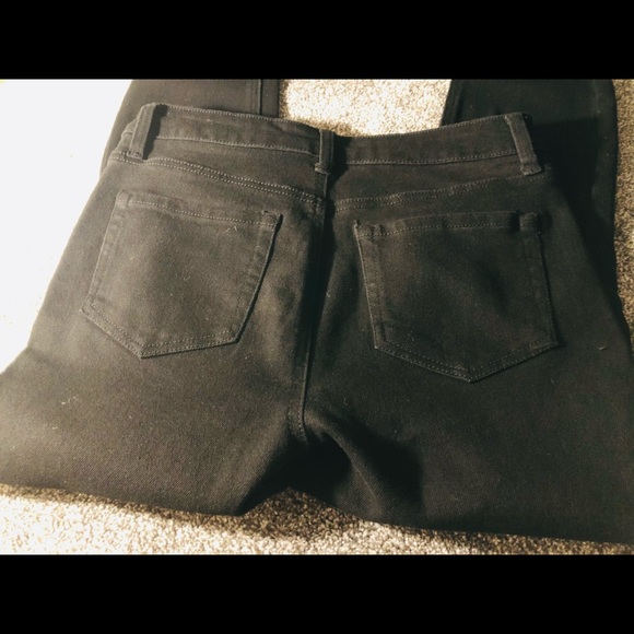 BLACK VANILLA STAR high rise Jeggings! Destructed Sz 9 - Picture 12 of 15